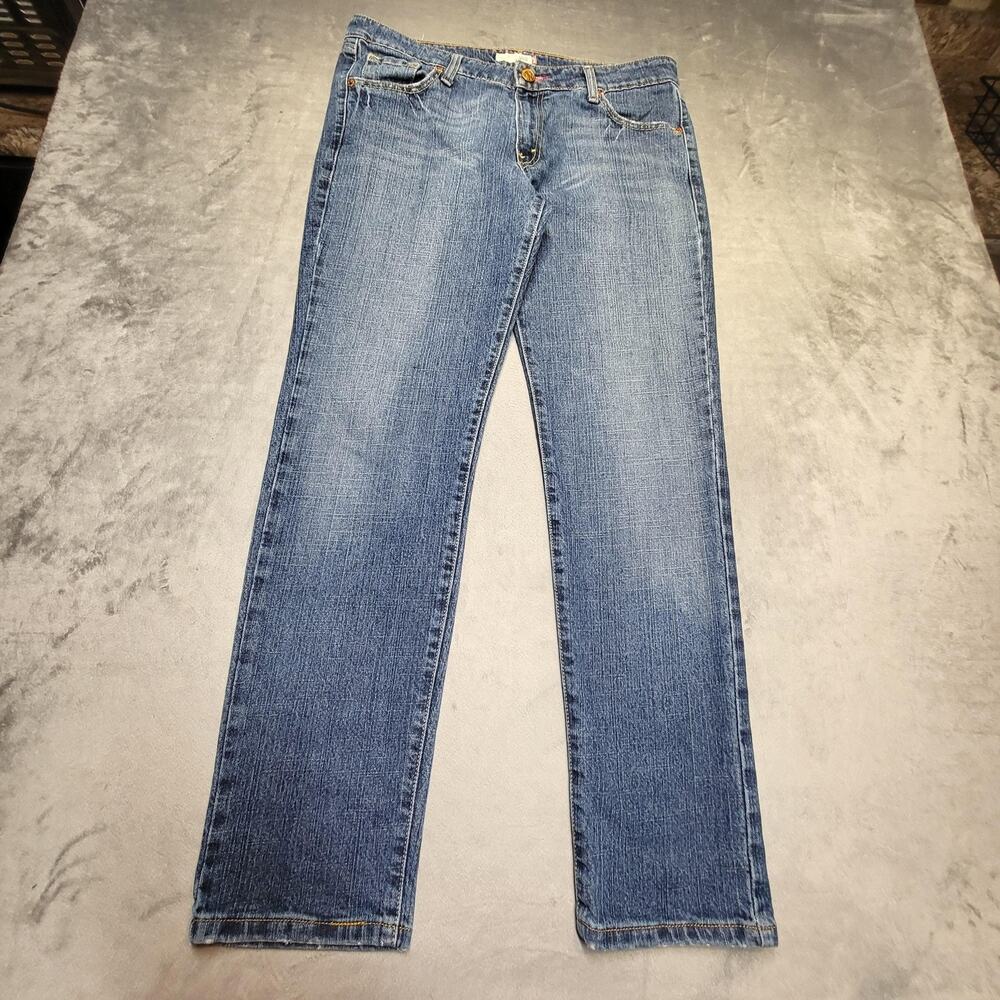 Vintage Levi's 503 Jeans Juniors 13 Blue Skinny Stretch Distressed Denim